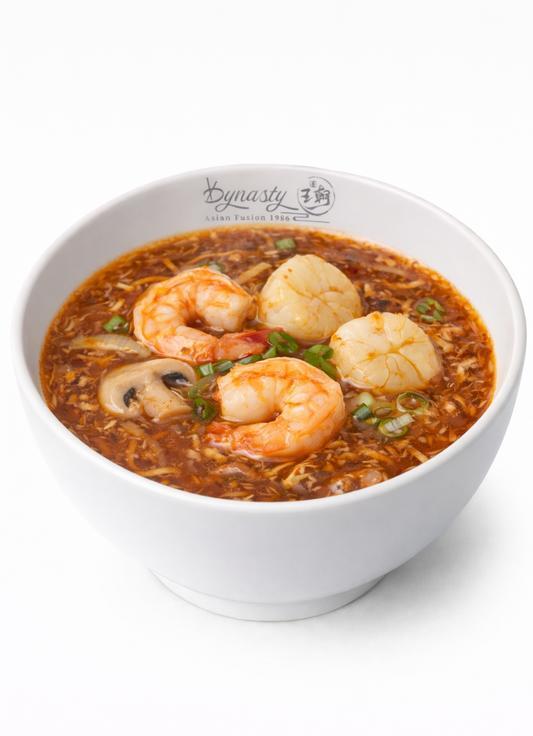 Seafood Hot & Sour Soup(large) 4 4  (Spicy)