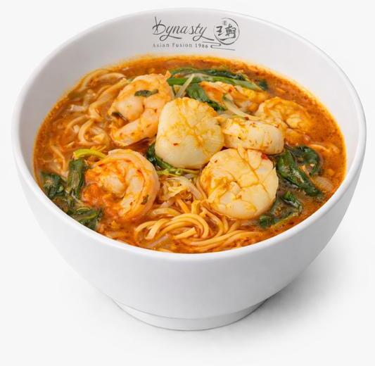 Korean Spicy Seafood Noodle Soup (Lg)
